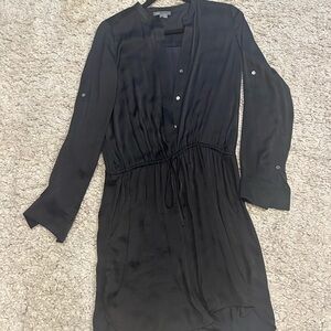 Vince Black Long Sleeve Dress